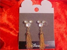 DISNEY STORE MICKEY CRYSTAL RHINESTONE POST EARRING NEW