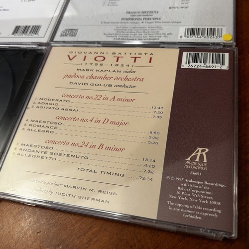 Lot: 7 Giovanni Battista Viotti CD Complete Violin Concertos Vol 6 7 8 M Kaplan - Picture 15 of 21