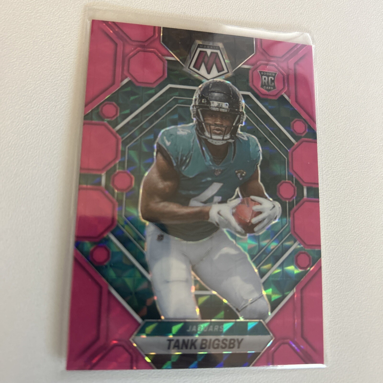 TANK BIGSBY 2023 MOSAIC #364 Pink Fluorescent MOSAIC PRIZM #d 02/10 JAGUARS RC