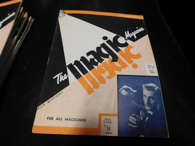 Max Andrews Magic Magazine For All Magicians January 1955 Granville Taylor