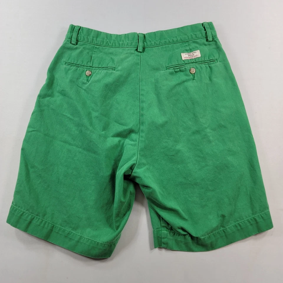Pantalones Cortos Polo Ralph Lauren Prospect Para Hombre 30 Verde Exterior Verano Ajuste Clásico Foto 3 de 4