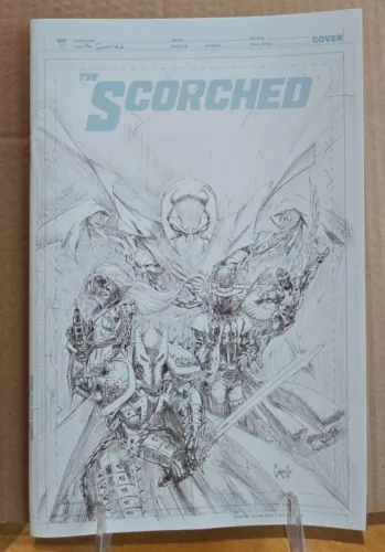 THE SCORCHED #1  GREG CAPULLO SKETCH VARIANT  NM   TODD McFARLANE      (316)
