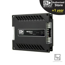 Banda 1200.4 2 Ohms 4 Channel 1200 Watts RMS Car Audio Amplifier 1200x4