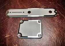 Van Dyke-Harms Telecaster Two-Tone Extra Thick Neck and Control Plate Set w/scre