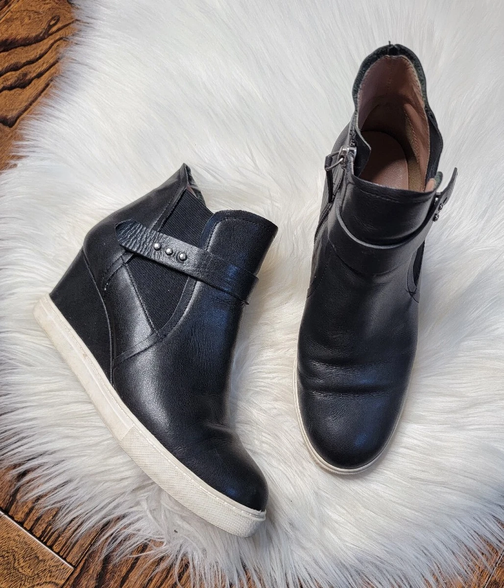 Linea paolo freshton wedge best sale sneaker