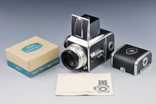 Fotocamera Hasselblad 1000F medio formato con obiettivo 80 mmF2.8 con 2 posteriori [da Taiwan] - Foto 1 di 8