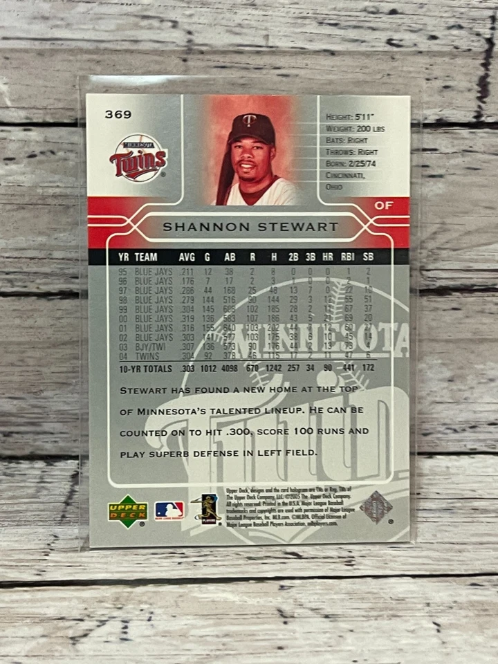 2005 Upper Deck Emerald #369 Shannon Stewart - #'d 06/25 - Image 2 of 2