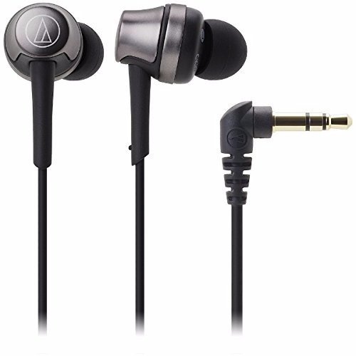 audio-technica ATH-CKR50 Steel Black In-Ear Headphones NEW from Japan F/S - Picture 1 of 2