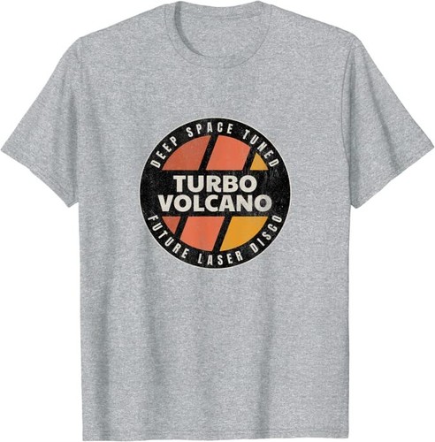 Retro Turbo Volcano “Space Tuned Future Laser Disco” 1980s T-Shirt *NEW 10 Color - Picture 6 of 11