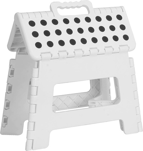 Home Folding Step Stool for Kids 11" Wide Tall Plastic Capacity US Seller - Picture 3 of 6