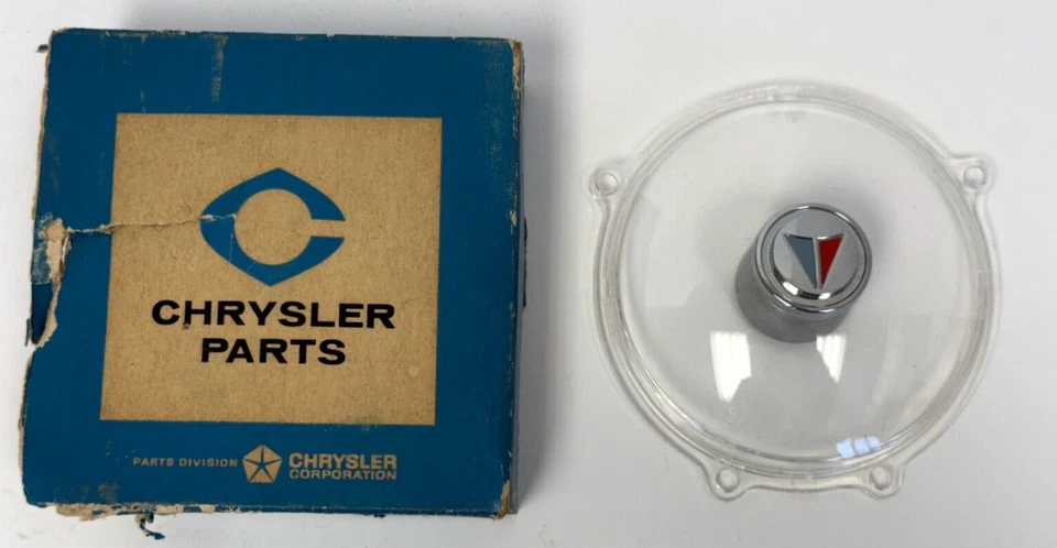 Lámpara de señal de giro delantera Plymouth Barracuda 1964-1965 lente de luz 2525662 NOS Foto 3 de 4