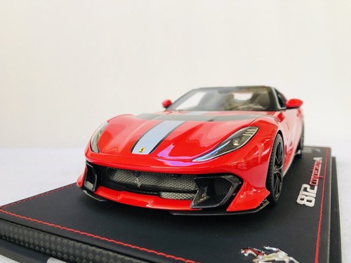 1/18 BBR Ferrari 812 Competizione Aperta Red Corsa 322/silver Stripe Limited 28 - 第 3/24 張圖片