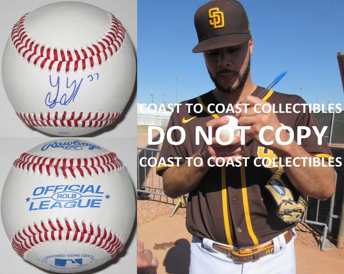 Joey Lucchesi San Diego Padres signed autographed baseball COA exact proof Joey Lucchesi San Diego Padres signed autographed baseball COA exact proof