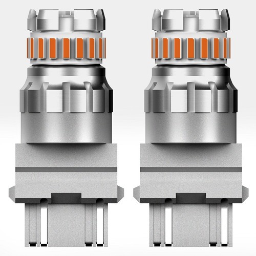 AUXITO 4157 3156 3157 LED Luz de señal de giro Bombillas CANBUS Anti Hiper Flash Ámbar - Imagen 13 de 13