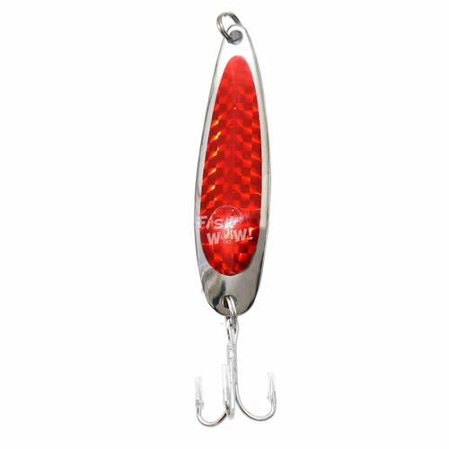 20pcs Random Mix Fishing 1oz Spoon jig Treble Hook Casting Trolling Fish WOW!® - Imagen 4 de 12