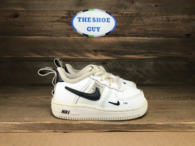 🔥🔥KIDS SIZE 5C NIKE AIR FORCE 1 LV8 UTILITY TD 'WHITE' SNEAKERS | eBay