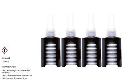 4x Petec Flächendichtung aushärtend organge mittelfest 75ml Pressbox