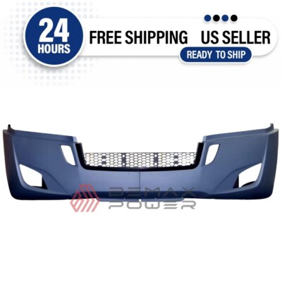 New Complete Front Bumper for Freightliner Cascadia 2018-2024 with Fog Lamp Hole