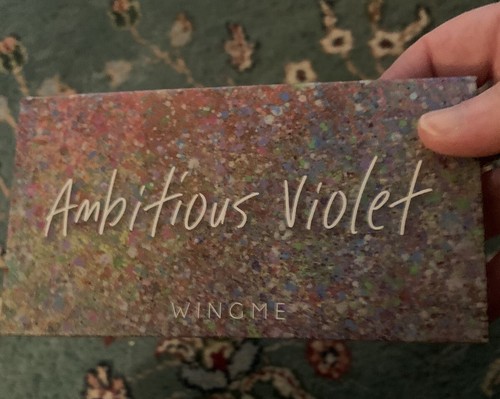 Wingme AMBITIOUS VIOLET Eyeshadow Palette 8 Shadows New In Box - Pretty - Picture 4 of 5