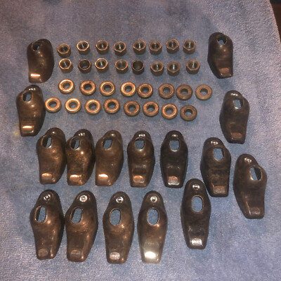 350 Rocker Stds Small Block Chevy 350 1.5 Rocker Arms complete fits 3/8s studs | eBay