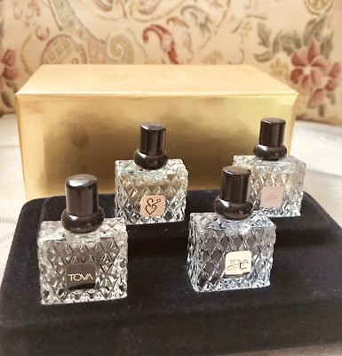 Authentic TOVA Beverly Hills EDP Gift Set 4 Quilted eau de parfum NIB HTF