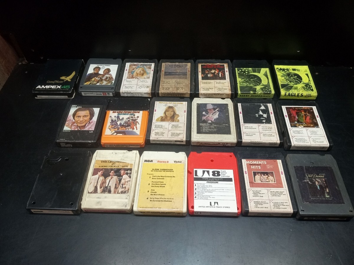 Large Lot Of 19 Vintage 60s 70s 8 Track Tapes Misc Lot | eBay
