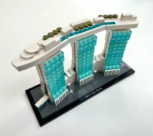 LEGO Architecture - Marina Bay Sands (21021) Neuteile inkl. bedruckter Platte - RAR