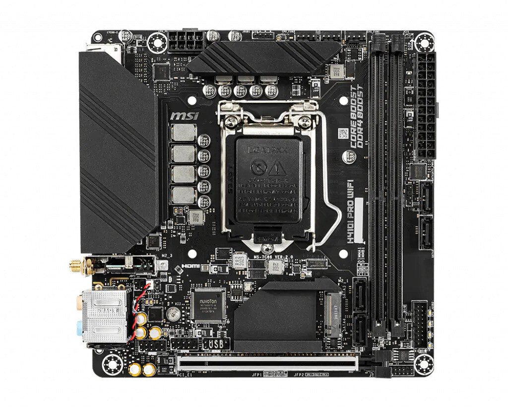 MSI H410I PRO WIFI Motherboard Intel H410 LGA 1200 DDR4 Mini