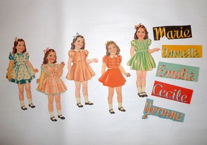 dionne quintuplets paper dolls