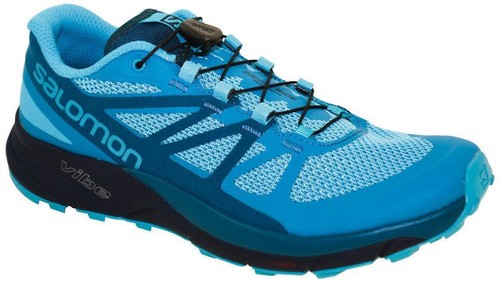 Salomon Sense Ride 5 Mens 11.5 Blue Trail Shoes Style 473118 