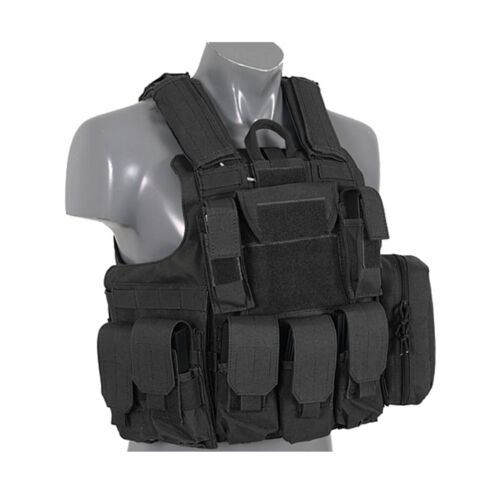 Fields Tactical Combat Vest with Pouches Full Loaded Operator Airsoft Military