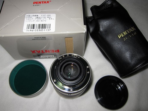 SMC Pentax FA 31mm 1:1.8 AL LIMITED Silver... Pentax KAF Mount.. Made in JAPAN - Picture 11 of 12