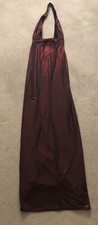 Pretty Little Thing Open Chest and Backless Dress Dark Red Size UK 8 USED