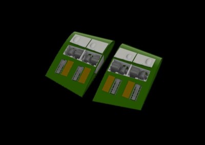 Eduard Accessories 648938 - 1:48 Hurricane Mk.II gun bays PRINT - Neu