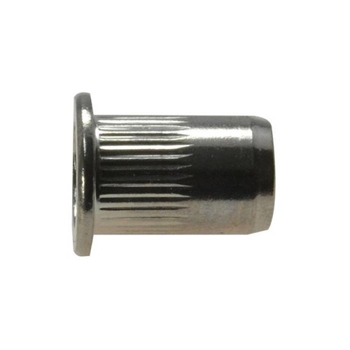 Large Flange Splined Body Nutsert Metric Coarse Rivnut Insert Stainless