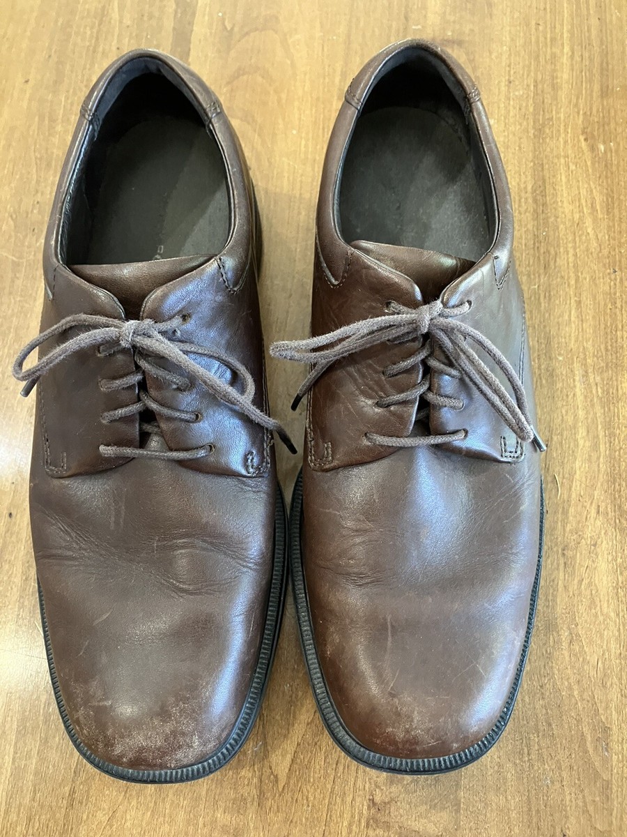 Rockport Brown Leather Margin Oxford Dress Shoes APM2031C  display picture 3
