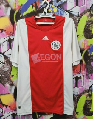 Ajax Amsterdam Holland 2008 2009 Home Football Shirt Soccer Jersey Adidas Mens L