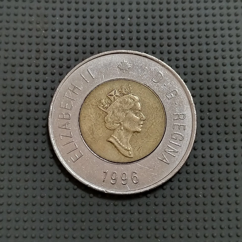 加拿大 Canada 2 Dollar 1996 Elizabeth II (Polar Bear) - Image 3 of 3