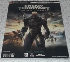 QUAKE Wars PC Video Game Strategy Guide DVD-Rom - BRADY Signature Series Book