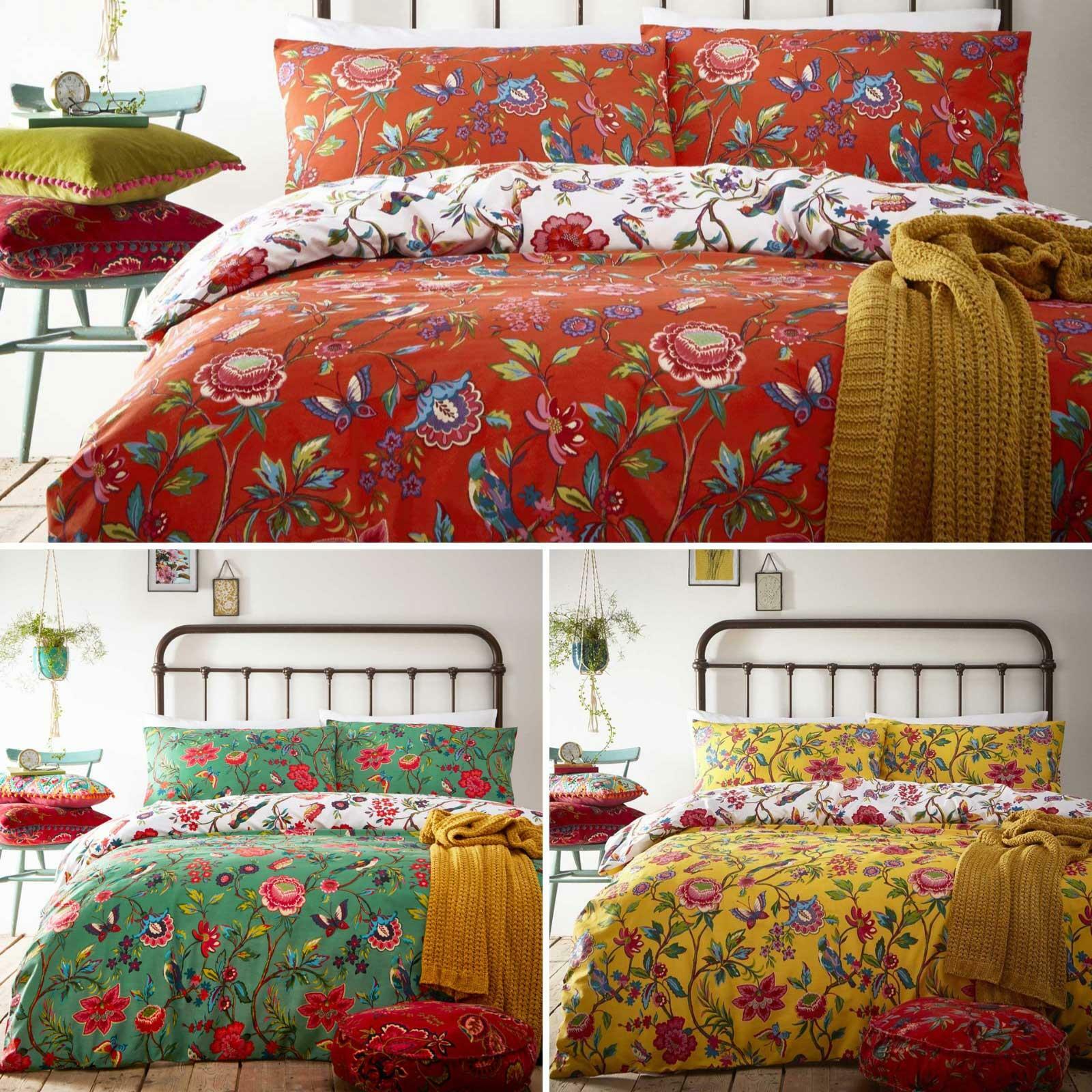 Tropical Duvet Covers Pomelo Floral Reversible Quilt Cover Bedding Sets