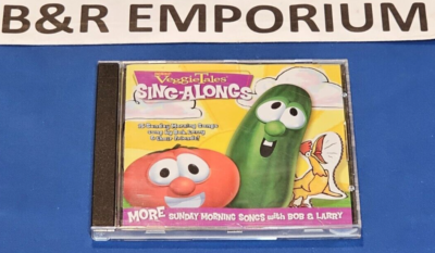 VeggieTales Sing-Alongs CD Lot: Bob & Larry's Sunday Morning Songs