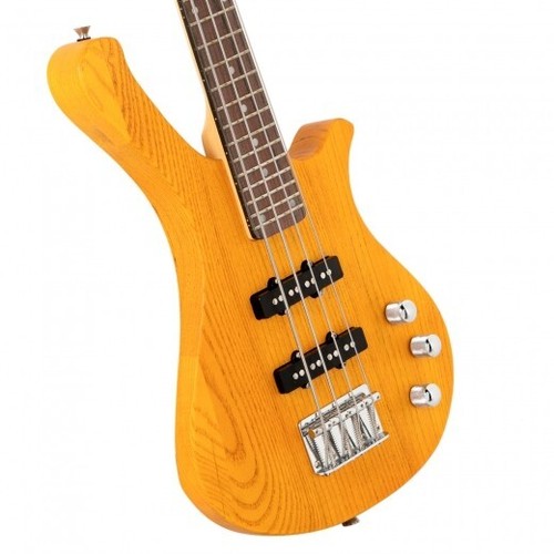Glarry GW101 36in Kid's Electric Bass Guitar Yellow - Picture 3 of 5