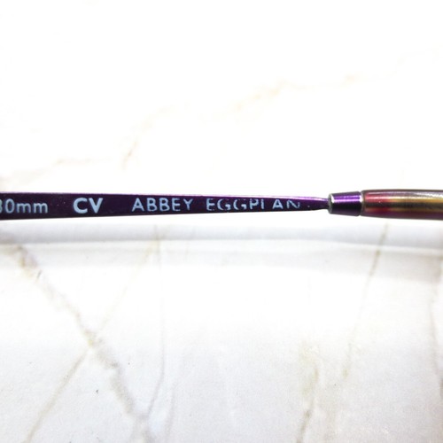 Ellen Tracy Abbey Eyeglasses Frame Women Purple Metal Half Rim Cat Eye 50-17-130 - Picture 7 of 8