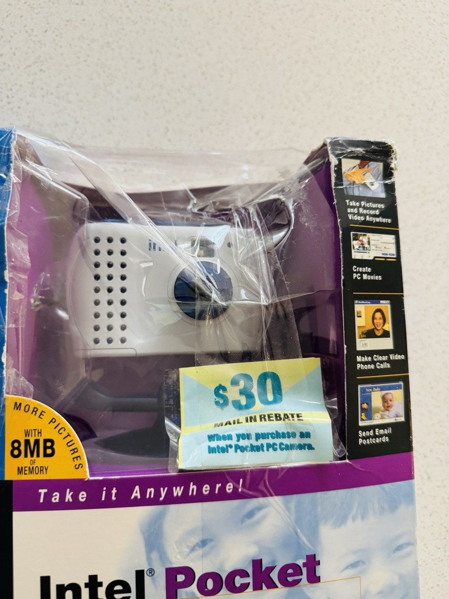 Vintage Intel Pocket PC Digital Camera CS630 Webcam Open Box Shut 