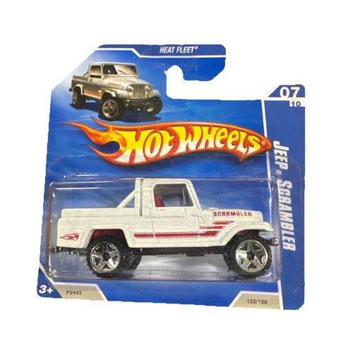 Brandneu versiegelt Hot Wheels Jeep Scrambler (weiß) 123/166 kurze Karte - Bild 1 von 4