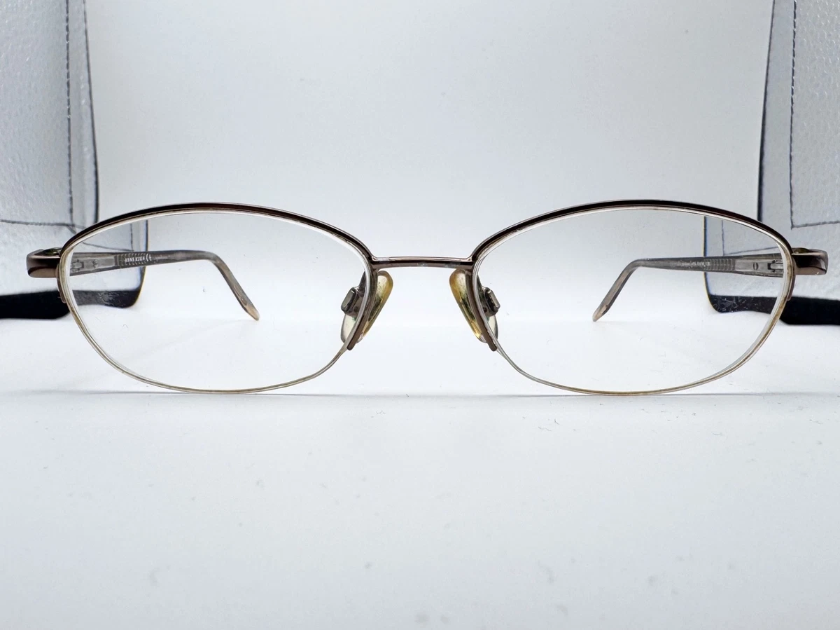ANNE KLEIN Eyeglasses AK5079-780-52 Size 52/17/round BRAND NEW W CASE Anne Klein Women Gold Eyeglass Frames for sale | eBay main image 2