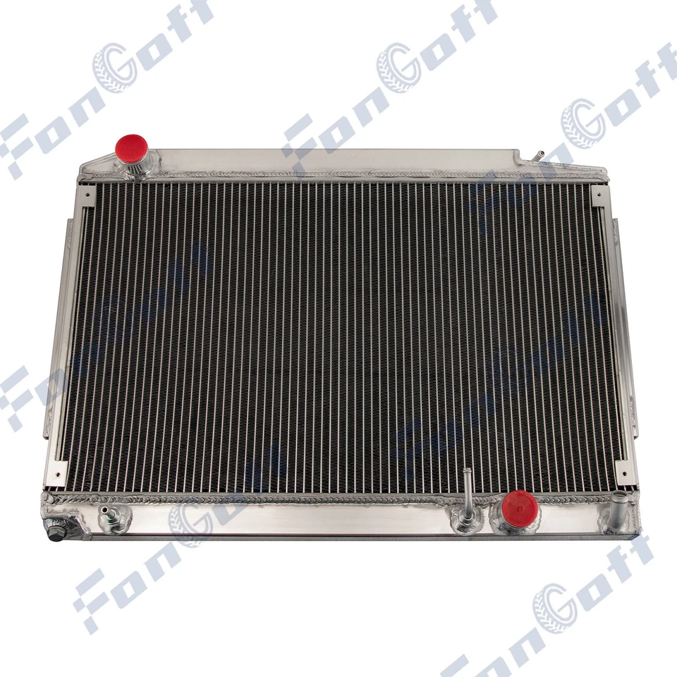 2 Rows Radiator For 1975-1981 Mercedes-Benz R107 350/380/450 SL C107 SLC Coupe Foto 4 de 4