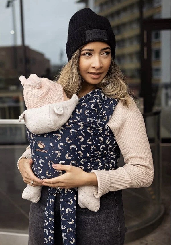 Manduca Twist Baby Sling Carrier Rainbow Night Adjustable for Newborn to Toddler
Opens in a new wind