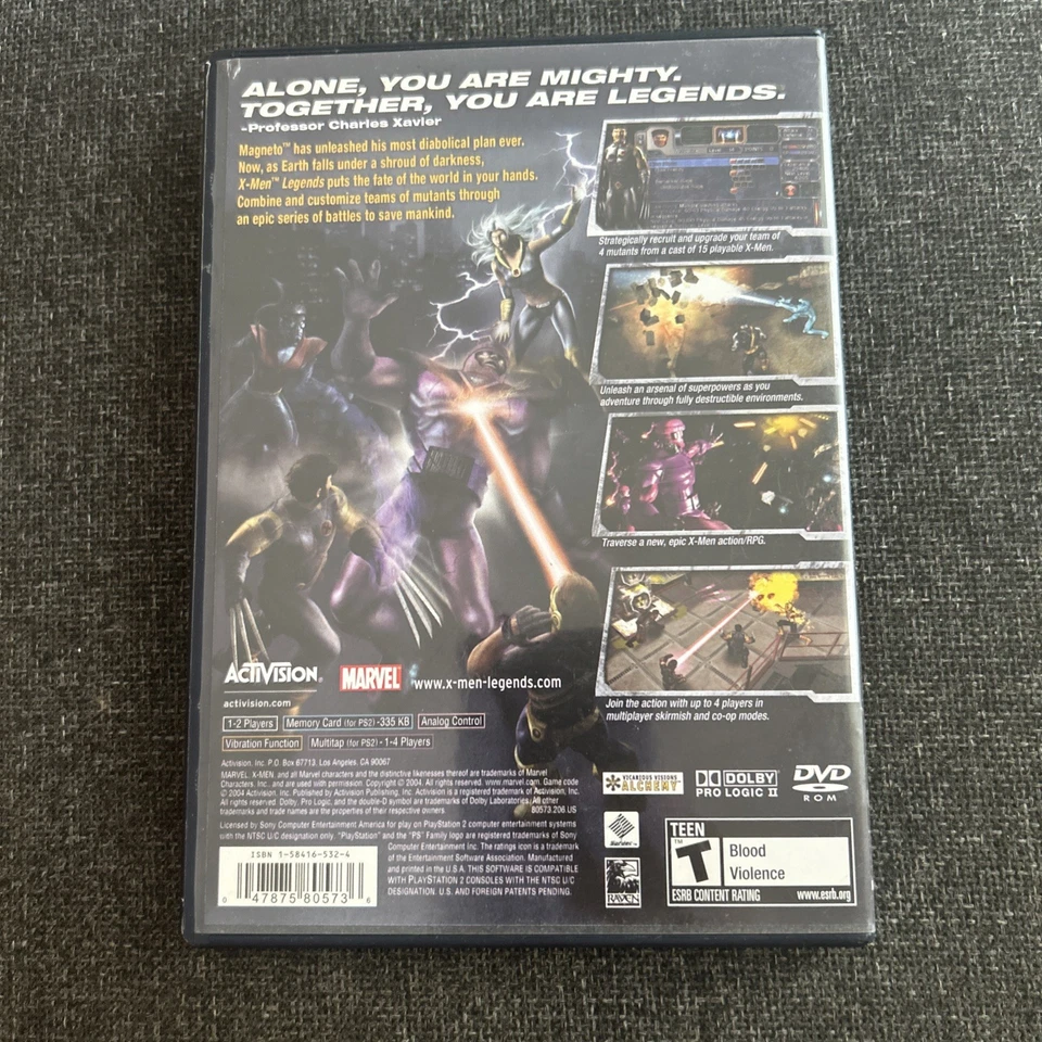 X-Men Legends Sony PlayStation 2 - Image 2 of 4
