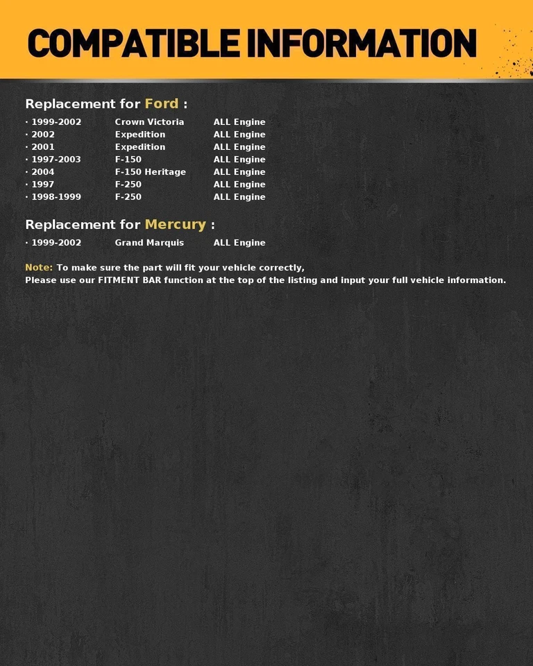 Power Steering Pump For 1997-2003 Ford F-150 1999-2002 Mercury Grand Marquis Foto 2 de 4